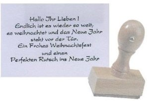 Weihnachtskarten-Stempel